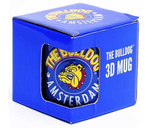 The Bulldog Amsterdam Coffee Mug 3D Ceramic Mug - Blue -  Price: 16,50€