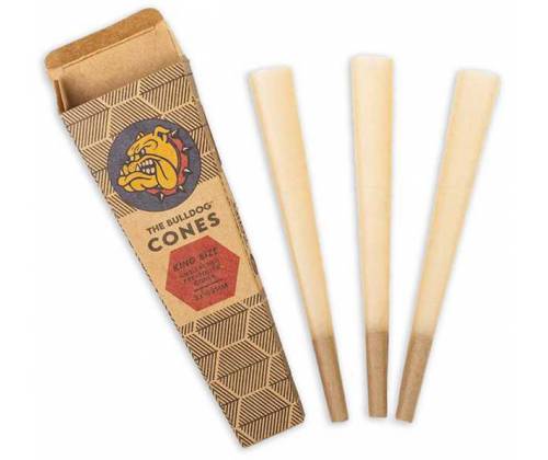 Κώνος The Bulldog Unbleached - King Size 100mm - 3τεμ. - Τιμή: 2,00€