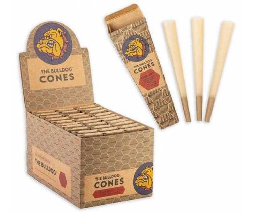 Κώνος The Bulldog Unbleached - King Size 100mm - 3τεμ. - Τιμή: 2,00€
