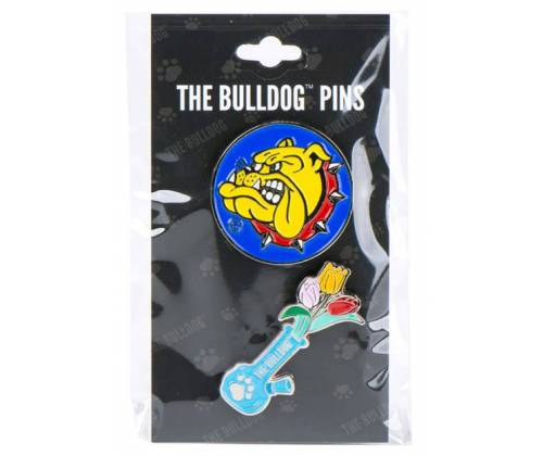 The Bulldog Amsterdam Μεταλλική Καρφίτσα - Set Logo and Bong 2τεμ. -  Price: 4,50€