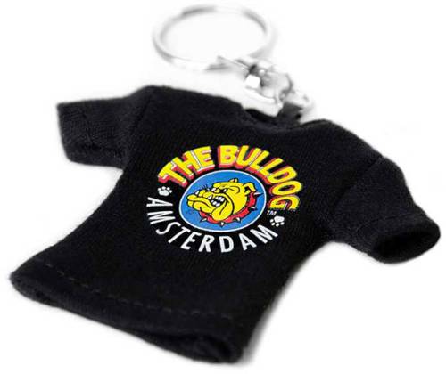 The Bulldog Amsterdam Μπρελόκ T-Shirt - Μαύρο - Τιμή: 5,50€