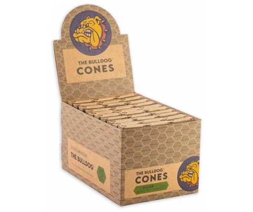 The Bulldog Unbleached cone - Reefer 84mm - 6pcs -  Price: 1,80€