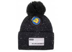 The Bulldog Amsterdam Σκούφος - Winter Beanie Glitter Black