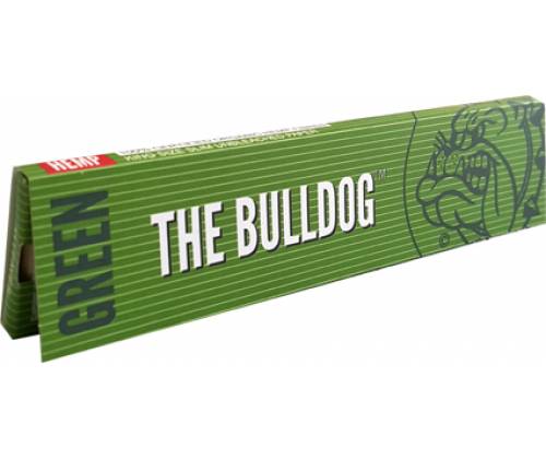 The Bulldog Χαρτάκια - Eco Hemp 33φ. - Green - King Size Slim - 50τεμ. - Τιμή: 60,00€