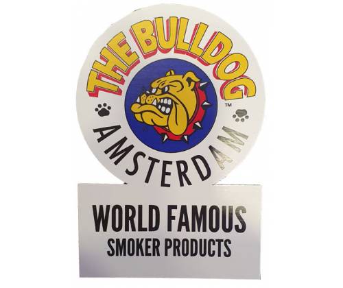 The Bulldog Amsterdam Χάρτινο Διακοσμητικό Λευκό - 9x13cm - Τιμή: 0,45€