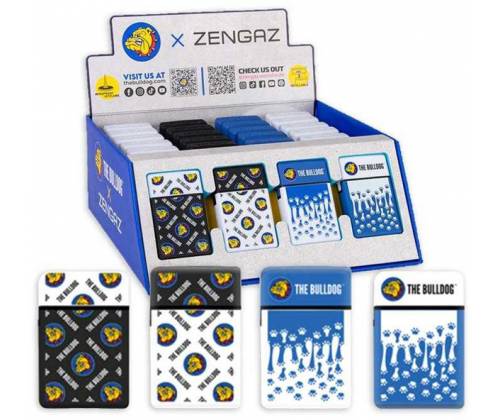 The Bulldog Amsterdam X-Zentas JetFlame Αντιανεμικός Αναπτήρας - Paw Drip (White) - Τιμή: 6,20€