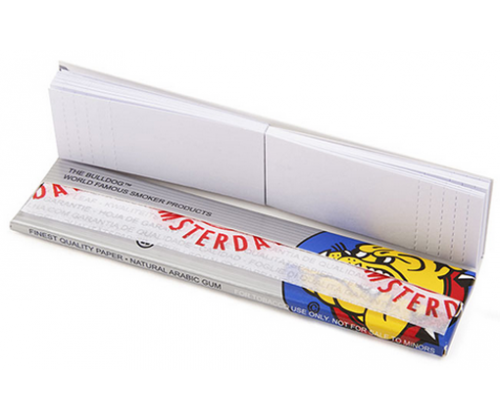 The Bulldog Χαρτάκια - Ασημί 33φ. - King Size Slim + Tips 24τεμ - Τιμή: 36,00€