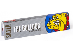 The Bulldog Χαρτάκια - Ασημί 33φ. - King Size Slim + Tips