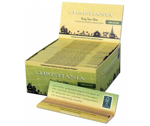 Christiania Danish Ακατέργαστα Χαρτάκια King Size Slim - Συλλεκτικό - Τιμή: 1,20€