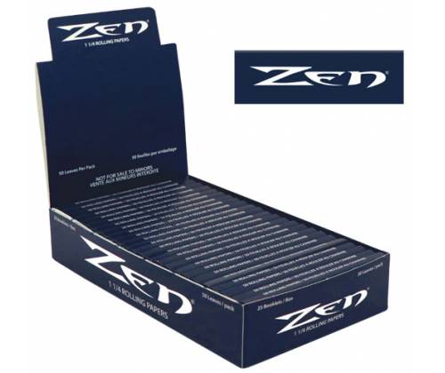 Zen Χαρτάκια Blue - Organic Hemp 50φ.- 1¼ 25τεμ. - Τιμή: 11,50€