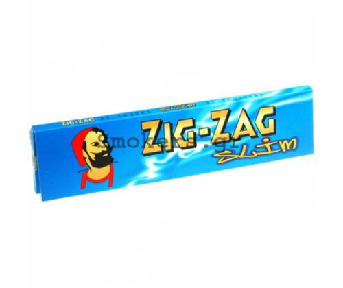 Zig Zag Χαρτάκια - Μπλε - King Size - Τιμή: 0,50€