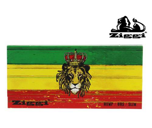 Ziggi URS Χαρτάκια - Rasta Lion - King Size Slim με Τζιβάνες - Limited Edition 22τεμ. - Τιμή: 46,20€