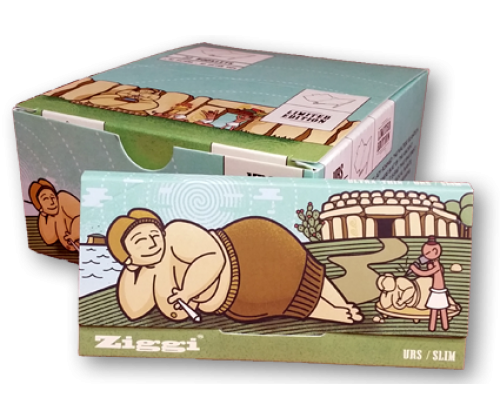 Ziggi URS Χαρτάκια - Lady King Size Slim με Τζιβάνες - Τιμή: 2,25€