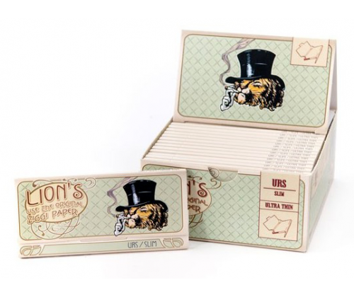 Ziggi URS Χαρτάκια - Smoking Lion King Size Slim με Τζιβάνες - Τιμή: 2,25€