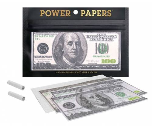 100 Dollars Premium Paper - King Size Slim with Tips - Price: €2.60