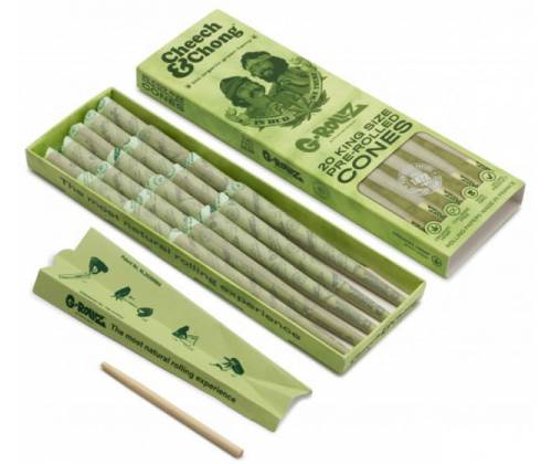 G-Rollz Cone Κώνος Green - King Size 20τεμ. - Τιμή: 6,50€