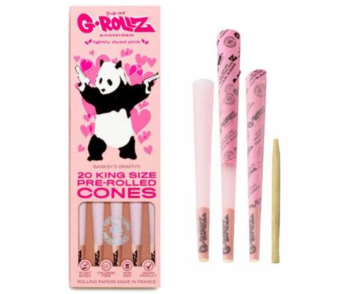 G-Rollz Cone Κώνος Pink - King Size 20τεμ. - Τιμή: 6,50€