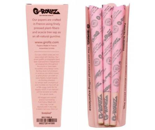 G-Rollz Cone Κώνος Pink - King Size 3τεμ. - Τιμή: 1,60€