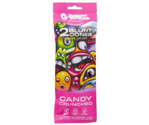 G-Rollz Blunt Wraps Πουρόφυλλα με CBD 42% - Candy Crunched 2φ. - Τιμή: 2,90€