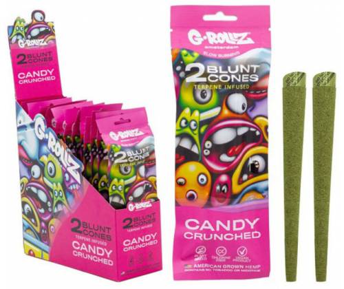 G-Rollz Blunt Wraps Πουρόφυλλα με CBD 42% - Candy Crunched 2φ. - Τιμή: 2,90€