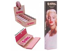 G-Rollz Χαρτάκια Pink (Faboulous Face) - King Size Slim 50φ. με Τζιβάνα