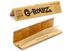 G-Rollz Χαρτάκια Unbleached Ακατέργαστο - King Size Slim 50φ.