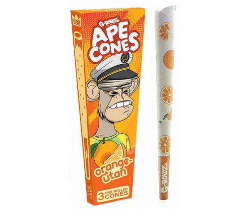 G-Rollz Cone Προτυλιγμένος Κώνος «Orange Utan» - King Size 3τεμ. - Τιμή: 2,00€