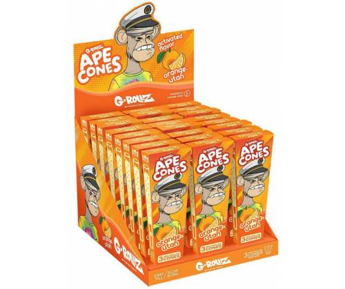 G-Rollz Cone Προτυλιγμένος Κώνος «Orange Utan» - King Size 3τεμ. - Τιμή: 2,00€
