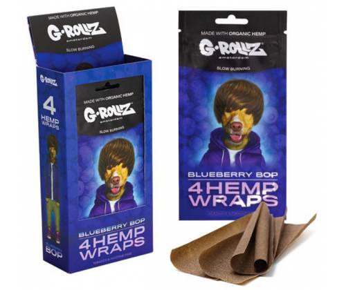 G-Rollz Blunt Hemp Wraps - Blueberry  4f -  Price: 1,80€