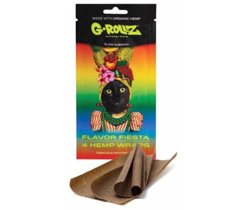 G-Rollz Blunt Hemp Wraps - Flavor Fiesta Multifruit 4f -  Price: 1,80€