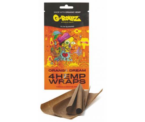 G-Rollz Blunt Hemp Wraps - Orange Dream 4f -  Price: 1,80€