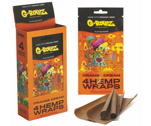 G-Rollz Blunt Hemp Wraps - Orange Dream 4f -  Price: 1,80€