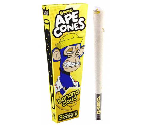 G-Rollz Cone Προτυλιγμένος Κώνος «Banana Cloud» - King Size 3τεμ. - Τιμή: 2,00€