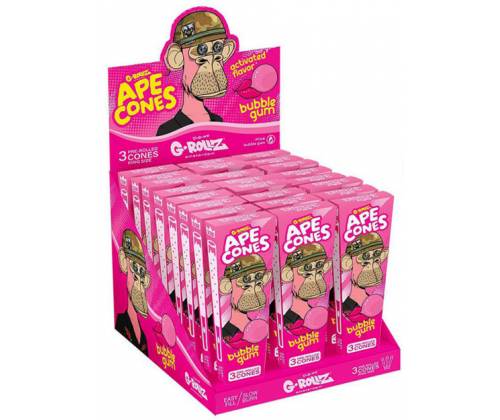 G-Rollz Cone Προτυλιγμένος Κώνος «Bubblegum» - King Size 3τεμ. - Τιμή: 2,00€