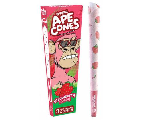 G-Rollz Cone Προτυλιγμένος Κώνος «Strawberry Swing» - King Size 3τεμ. - Τιμή: 2,00€