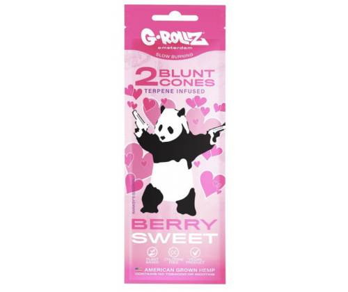 G-Rollz Blunt Wraps Πουρόφυλλα με CBD 42% - Berry Sweet 2φ. - Τιμή: 2,40€