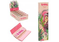 G-Rollz Χαρτάκια Pink (Mushroom Lady) - King Size Slim 50φ. με Τζιβάνα