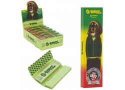 G-Rollz Χαρτάκια Green (Pets Rock Reggae) - King Size Slim 50φ. με Τζιβάνα