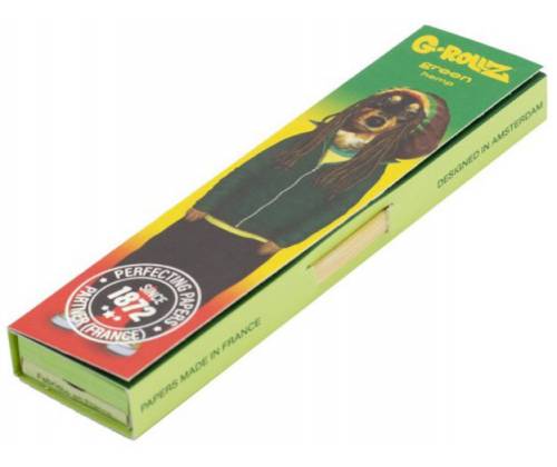 G-Rollz Χαρτάκια Green (Pets Rock Reggae) - King Size Slim 50φ. με Τζιβάνα - Τιμή: 1,80€