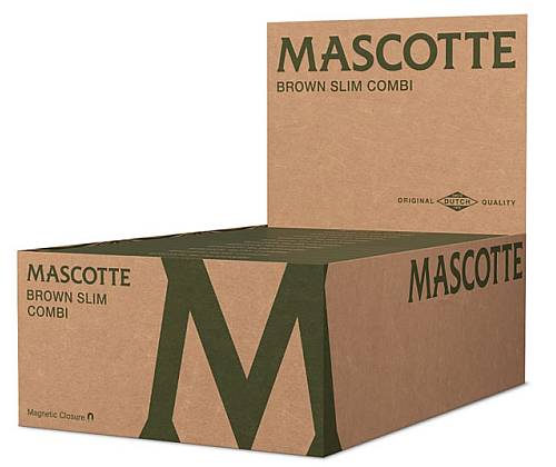 Χαρτάκια Mascotte Original Brown Combi King Size Slim με Τζιβάνα - 34φ. - Τιμή: 2,10€