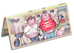 Why? Why Not? Χαρτάκια «Συλλογή Περιβάλλον» - Πολιτισμός με Βάση το Κρέας - King Size Slim με Τζιβάνα