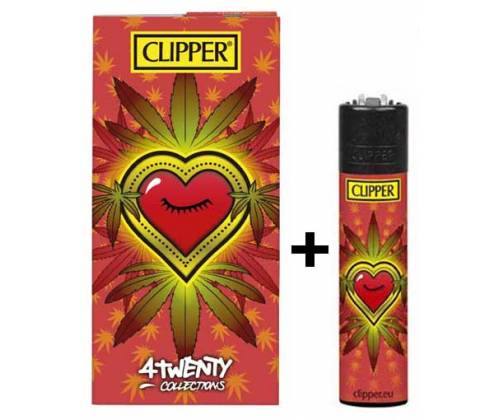 Clipper Χαρτάκια «4Twenty Collections» - Ganja Hearts III + Αναπτήρας Clipper - Τιμή: 3,40€