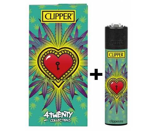 Clipper Χαρτάκια «4Twenty Collections» - Ganja Hearts IV + Αναπτήρας Clipper - Τιμή: 3,40€